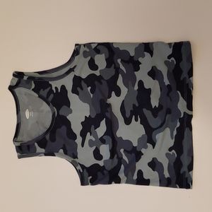 Old Navy camouflage navy and blue colored tank top, xs (5)